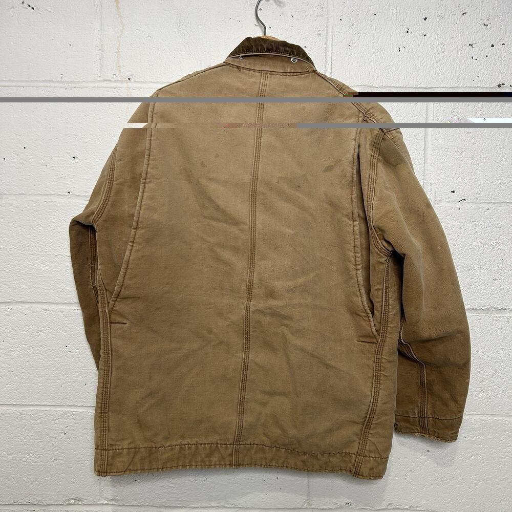 Vintage 1970s Carhartt Blanket-Lined Chore Coat “Tan” - Picture 2 of 12